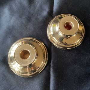 Vintage Mid Century SAXTON Inc. Copper Tapered Candle Holders. Set Of 2.